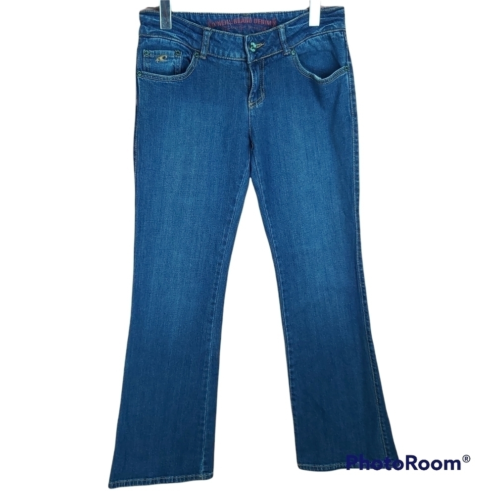 O'NEILL women's jeans size 7  sight flare low raise Y2K